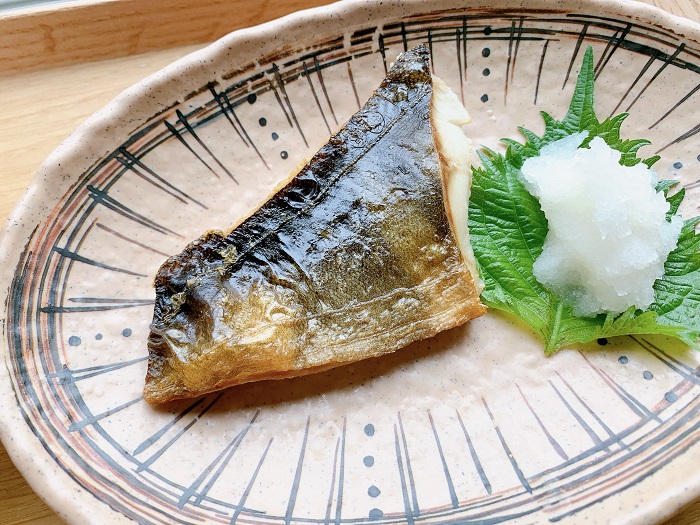 【昼食】ホッケの塩焼き