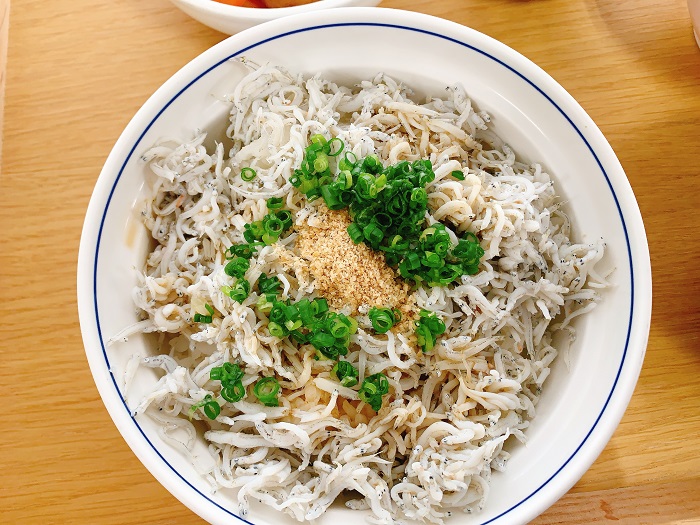 【夕食】釜揚げしらす丼