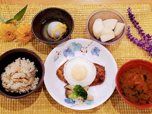 【夕食】十五夜メニュー