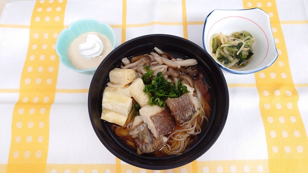 奈良エデン味めぐり・奈良名物　第一弾【鯛にゅう麺】