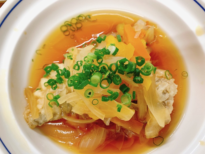 【昼食】アジの南蛮漬け