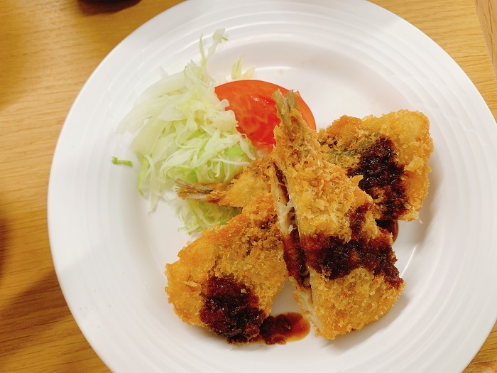 【昼食】アジフライ