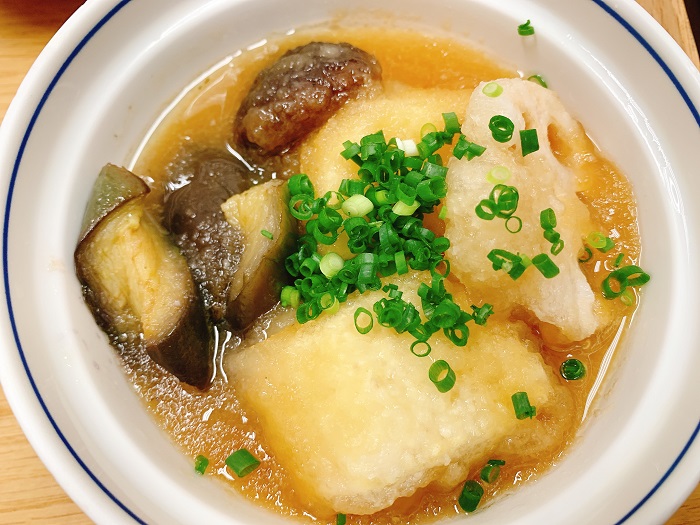 【昼食】豆腐と野菜の揚げ出し