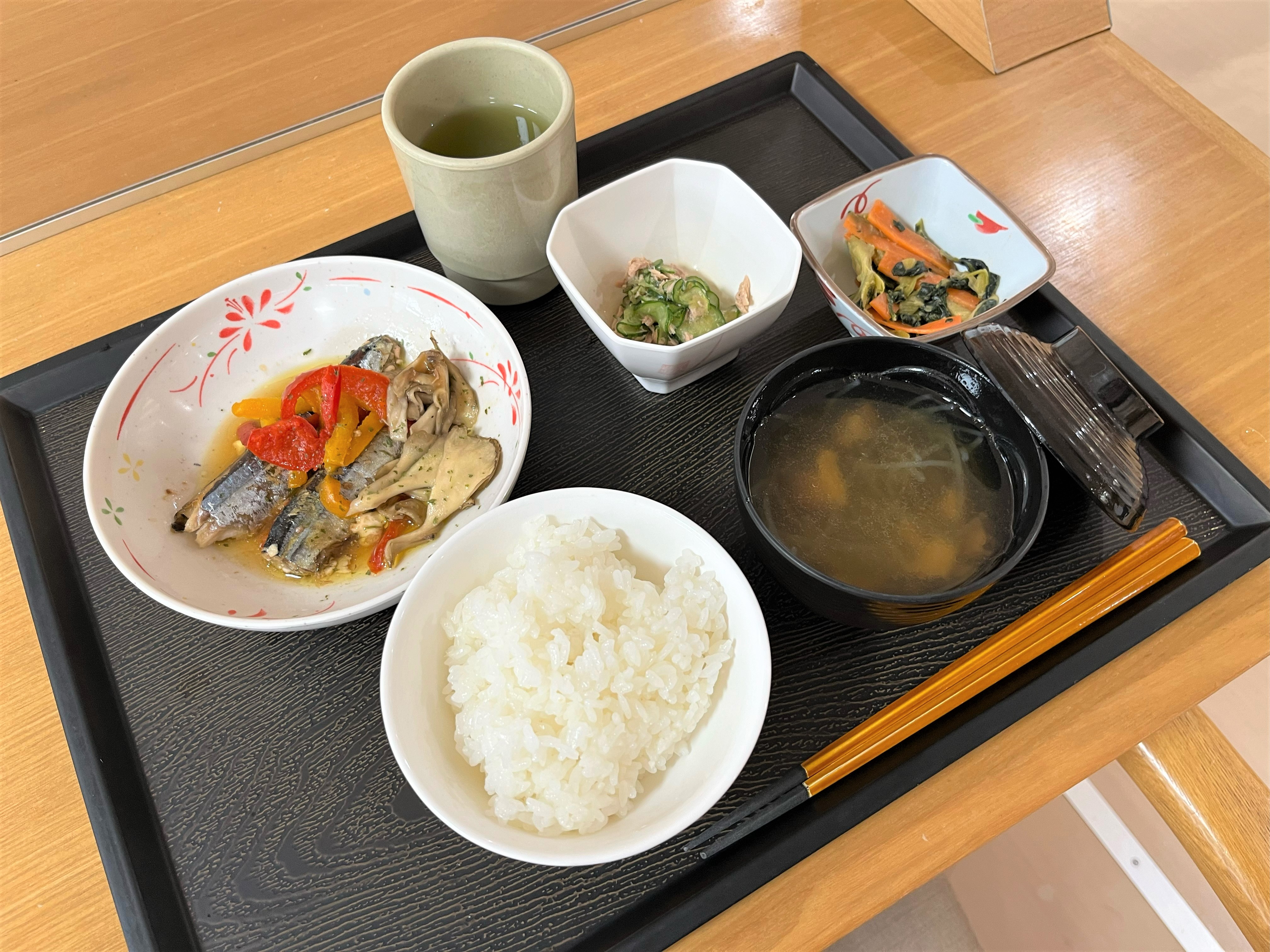 さんまのコンフィー（昼食）