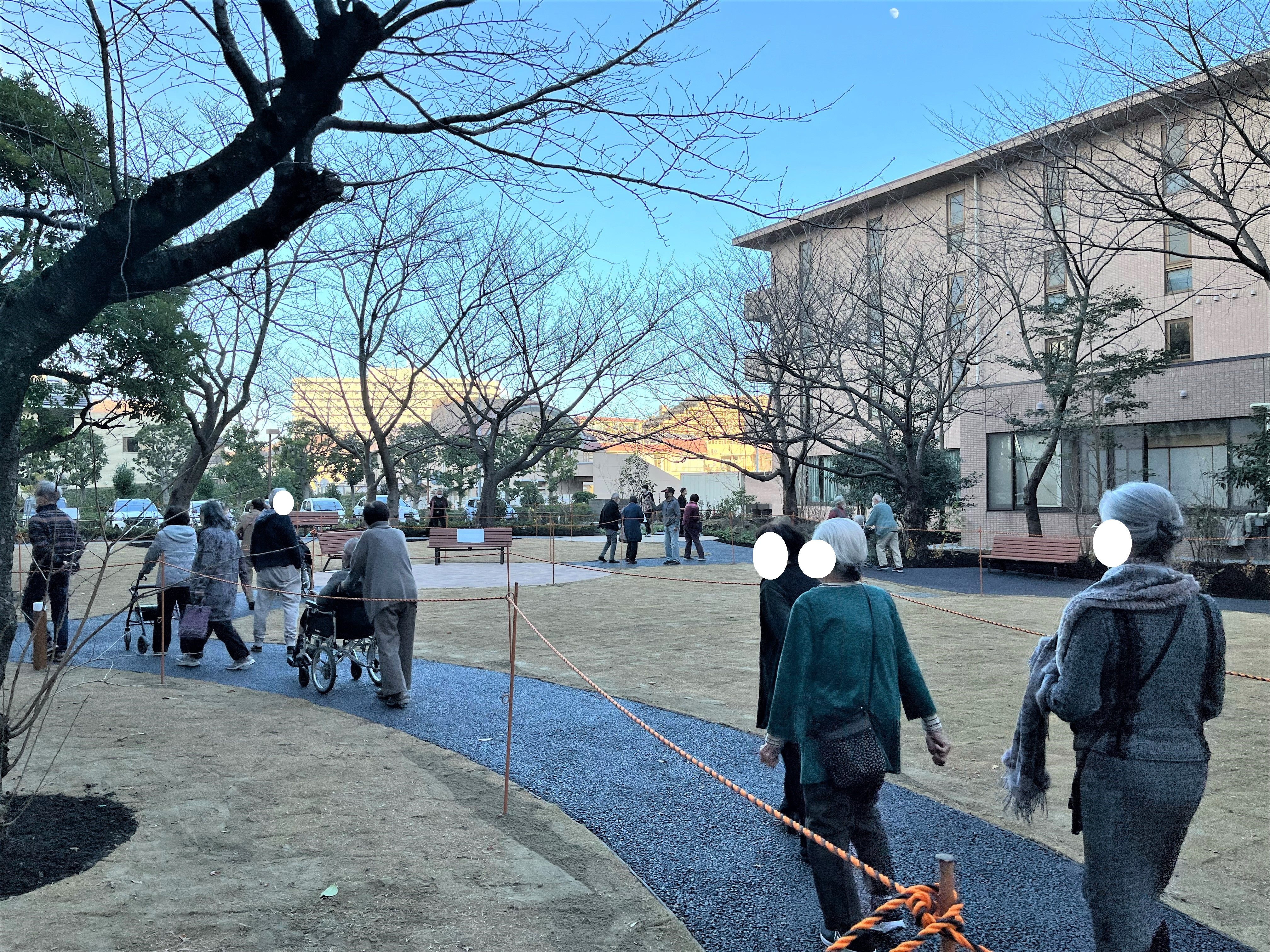 クリスマスイベント＆中庭のお披露目②