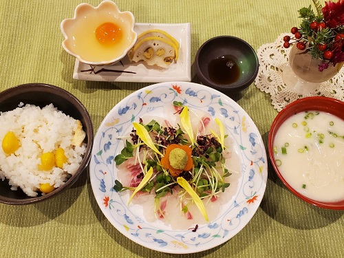 【夕食】12月22日（金）～冬至献立～
