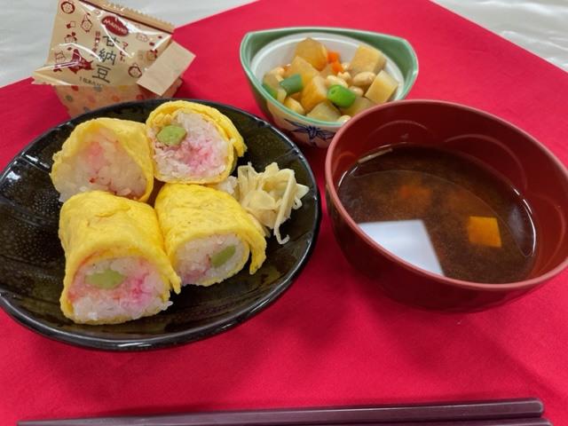 2月３日昼食【節分・恵方巻】