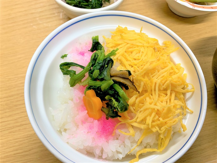 【昼食】飾りちらし寿司