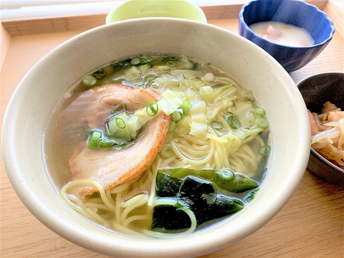 【昼食】塩ラーメン