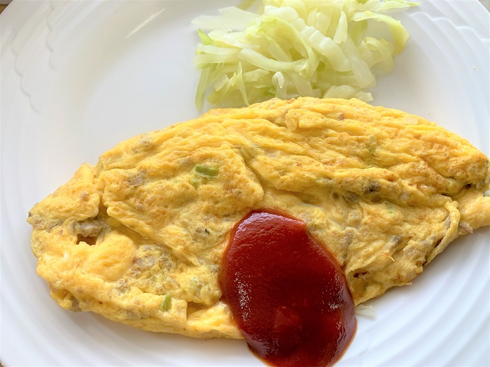 【昼食】和風オムレツ