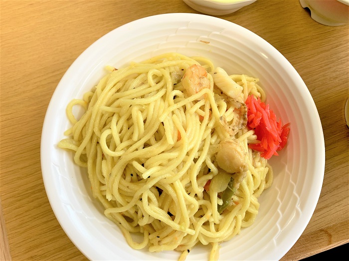 【昼食】海鮮塩焼きそば
