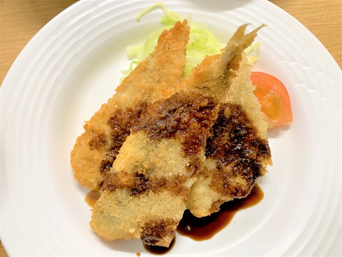 【昼食】アジフライ