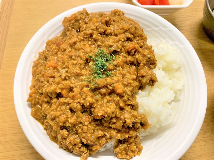 【昼食】キーマカレー
