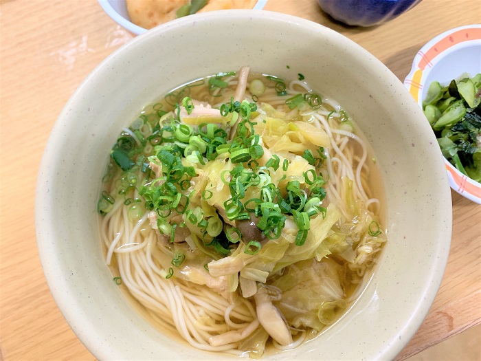 【昼食】にゅうめん
