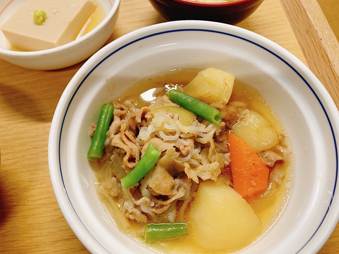 【昼食】牛肉じゃが
