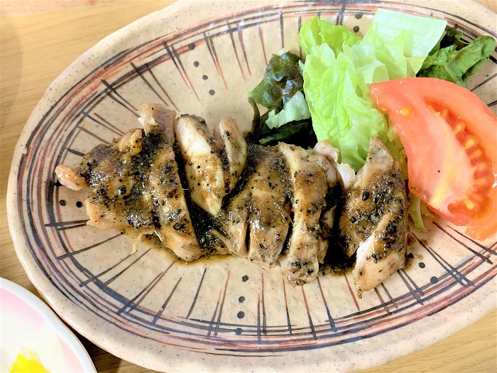 【夕食】鶏のごま照り焼き
