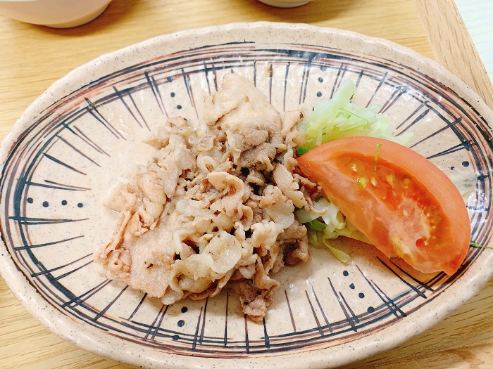 【昼食】豚肉の梅香焼き