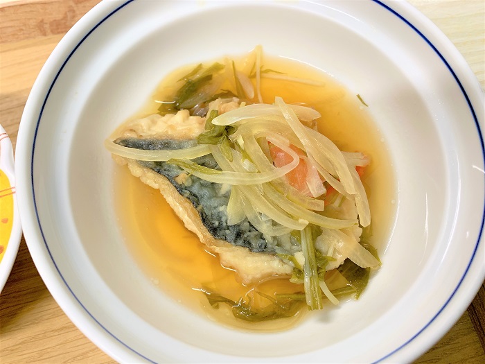 【昼食】サバの南蛮漬け