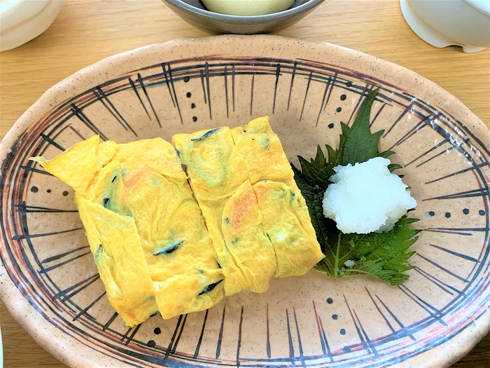 【夕食】五目だし巻き玉子