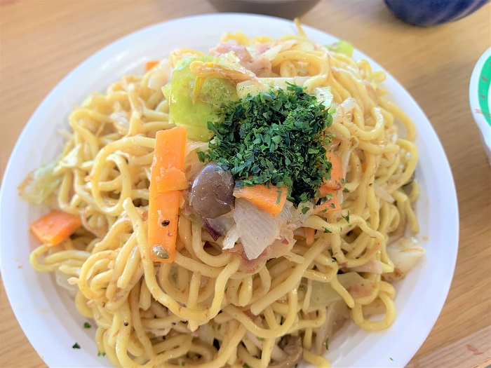 【昼食】塩こうじ焼きそば