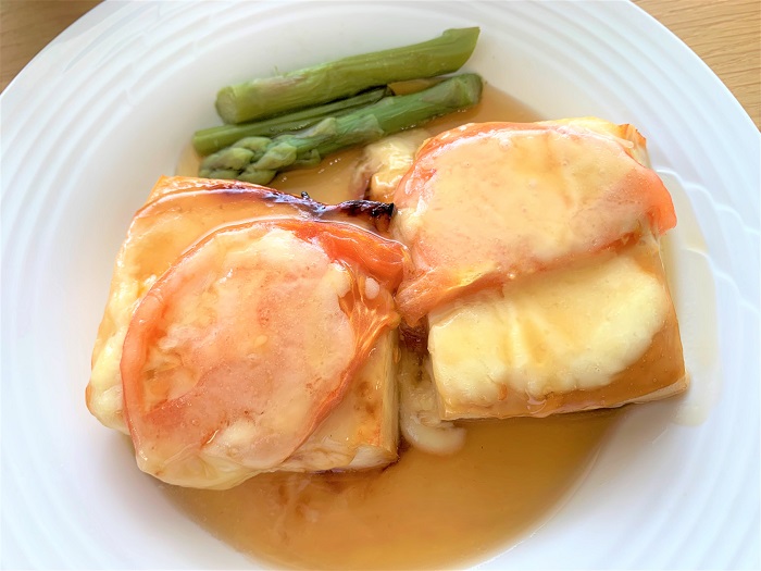 【昼食】豆腐チーズ照り焼き