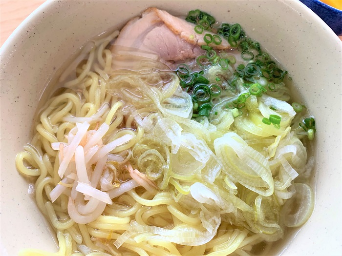 【昼食】塩ラーメン