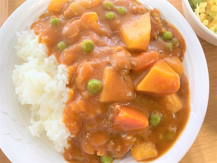 【夕食】カレーライス