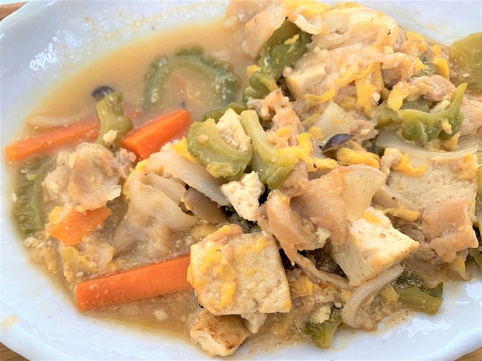 【昼食】ゴーヤチャンプルー