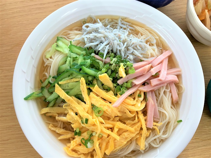 【昼食】ぶっかけそうめん