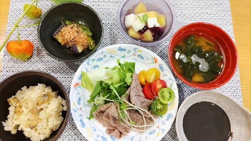 【夕食】7月のお誕生会食♪
