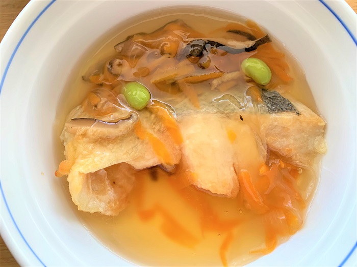 【昼食】白身魚の野菜あんかけ