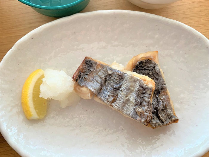 【昼食】タチウオの塩焼き