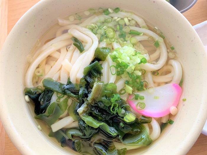 【昼食】わかめうどん