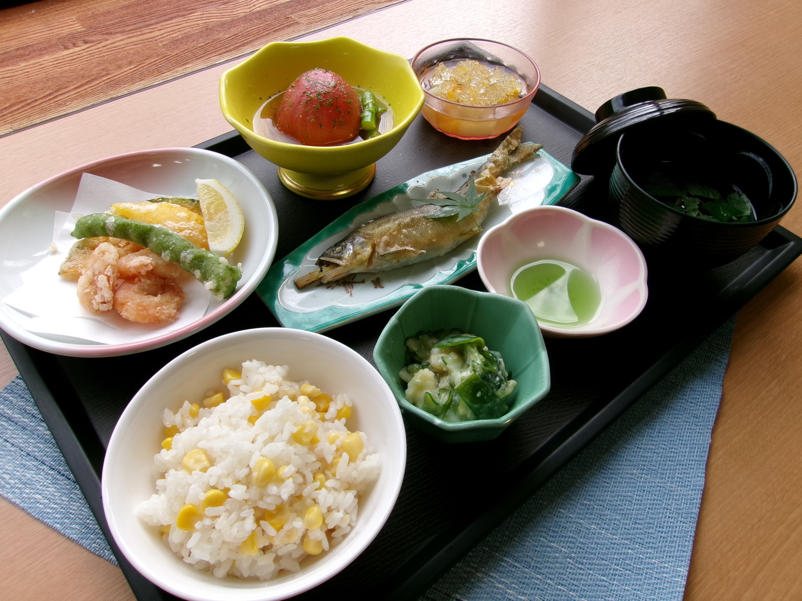 文月のスペシャルメニュー（夕食）