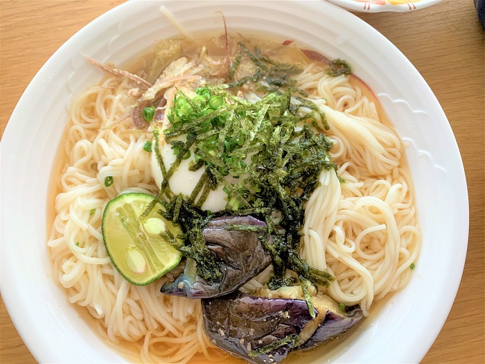 【昼食】冷やしぶっけそうめん