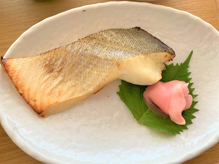 【昼食】白身魚の塩麹焼き