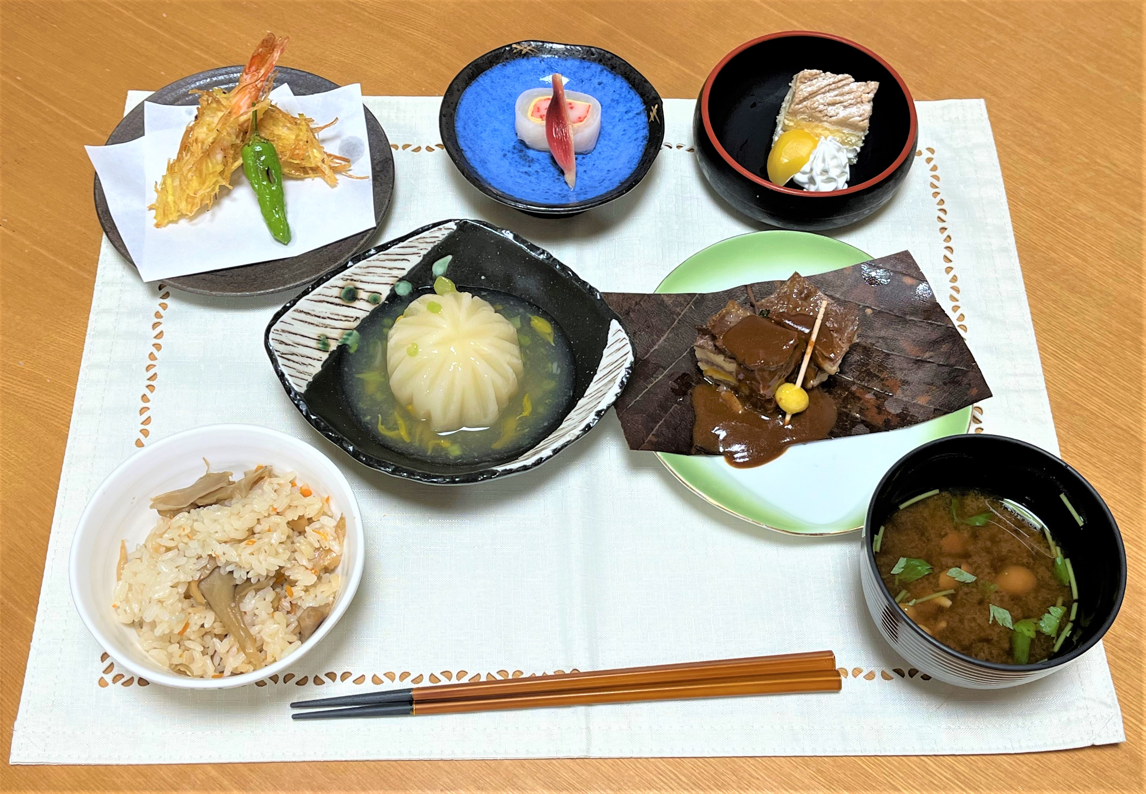 長月のスペシャルメニュー（夕食）