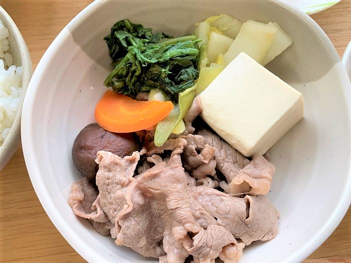 【夕食】牛しゃぶ