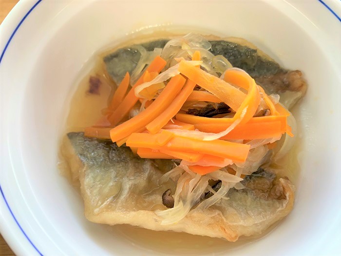 【昼食】鯖の南蛮漬け