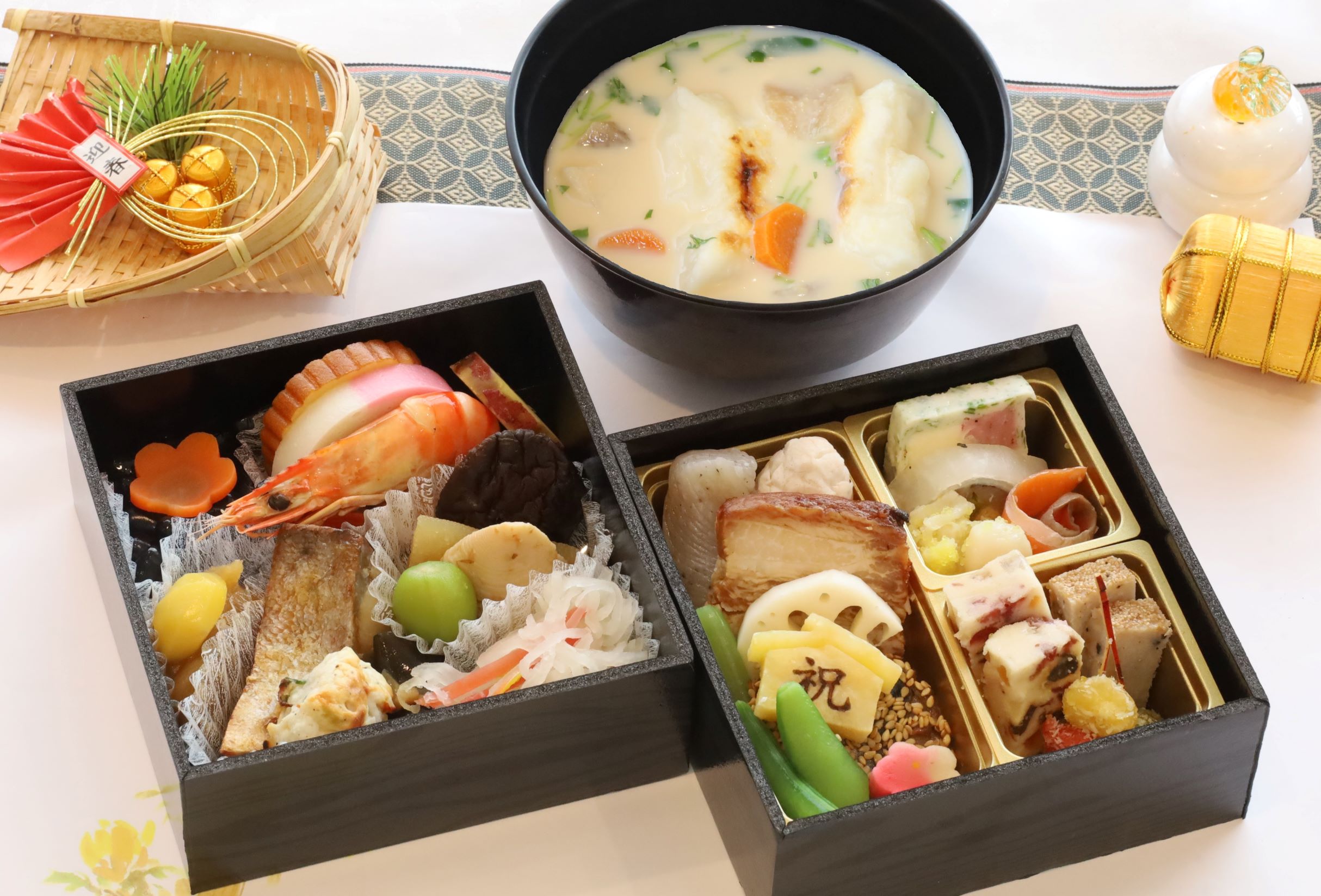 令和7年元日にご提供した料理を紹介します