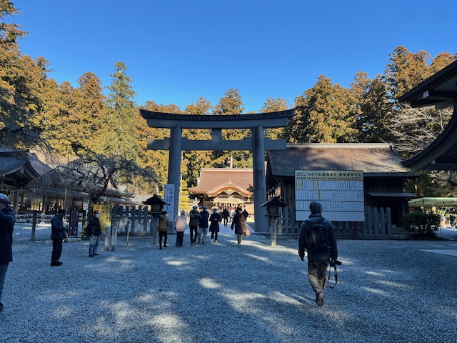 小國神社へ初詣に行ってきました