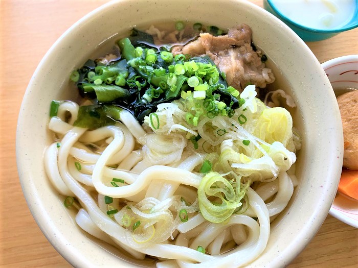 【昼食】肉生姜うどん
