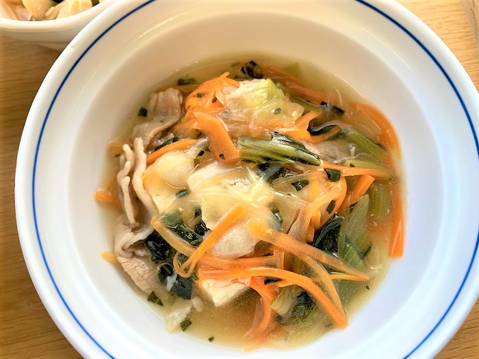 【昼食】豆腐の五目あんかけ