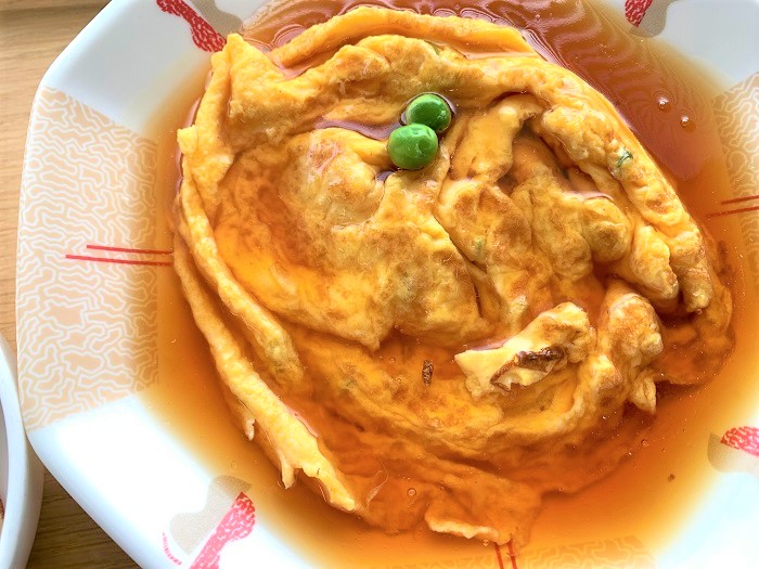 【昼食】エビ玉中華あんかけ	
