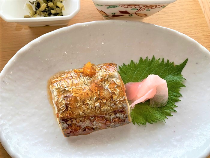 【昼食】タチウオの柚香焼き