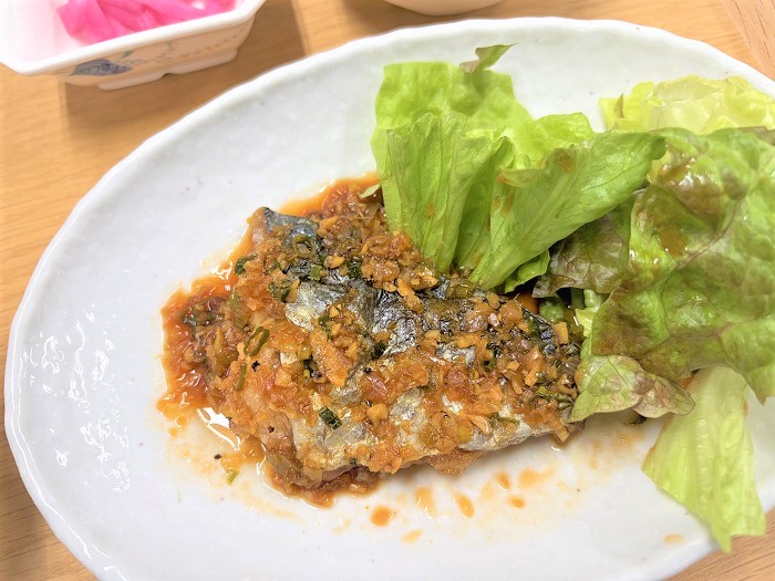 【昼食】サワラの五味ソース