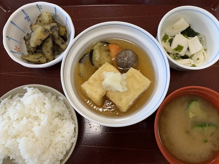 【昼食】揚げ出し豆腐