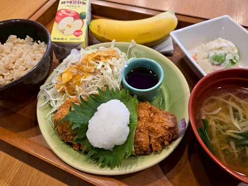 【昼食】おろしとんかつ