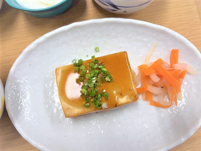 【昼食】豆腐の照り焼き