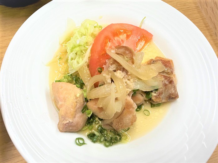 【昼食】鶏肉の生姜焼き
